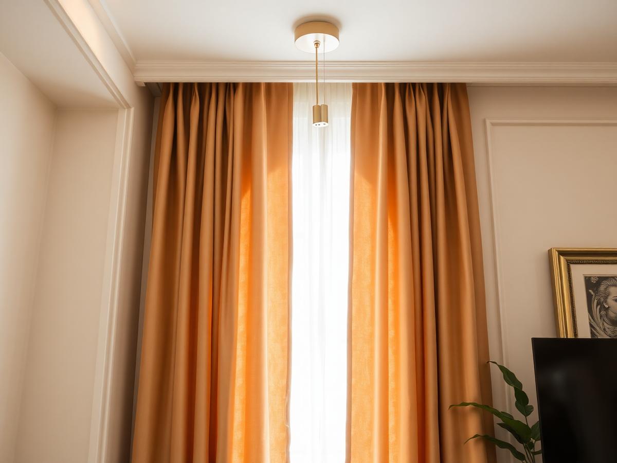 Gordijnen en verlichting
